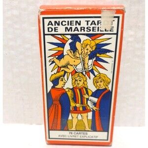Vintage Tarot of Marseilles by BP Grimaud Made in France Vintage 1960s 78 Cards
